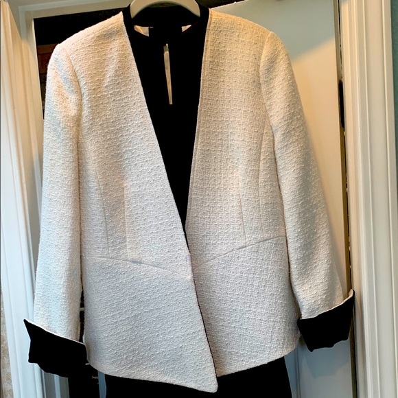 Blaque Label Jackets & Blazers - Elegant White and Black Women's Jacket